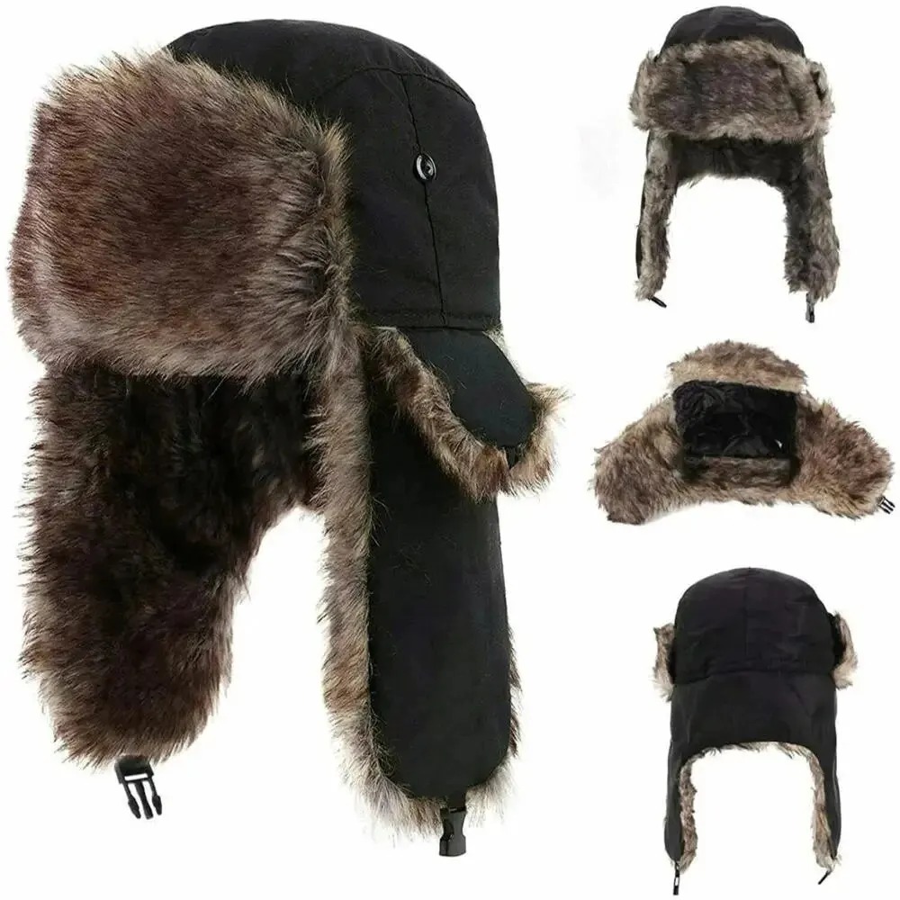 قبعة شتوية رجالية دافئة على ال - مراجعة Winter Trapper Hat وسعره