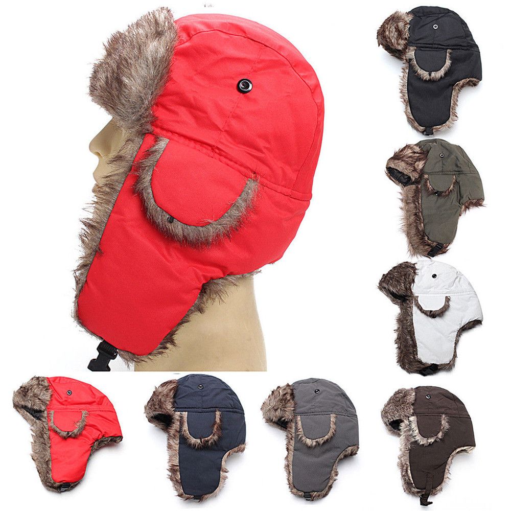 الشتاء الدافئ الفراء إيرفلاب ق - مراجعة Winter Trapper Hat وسعره