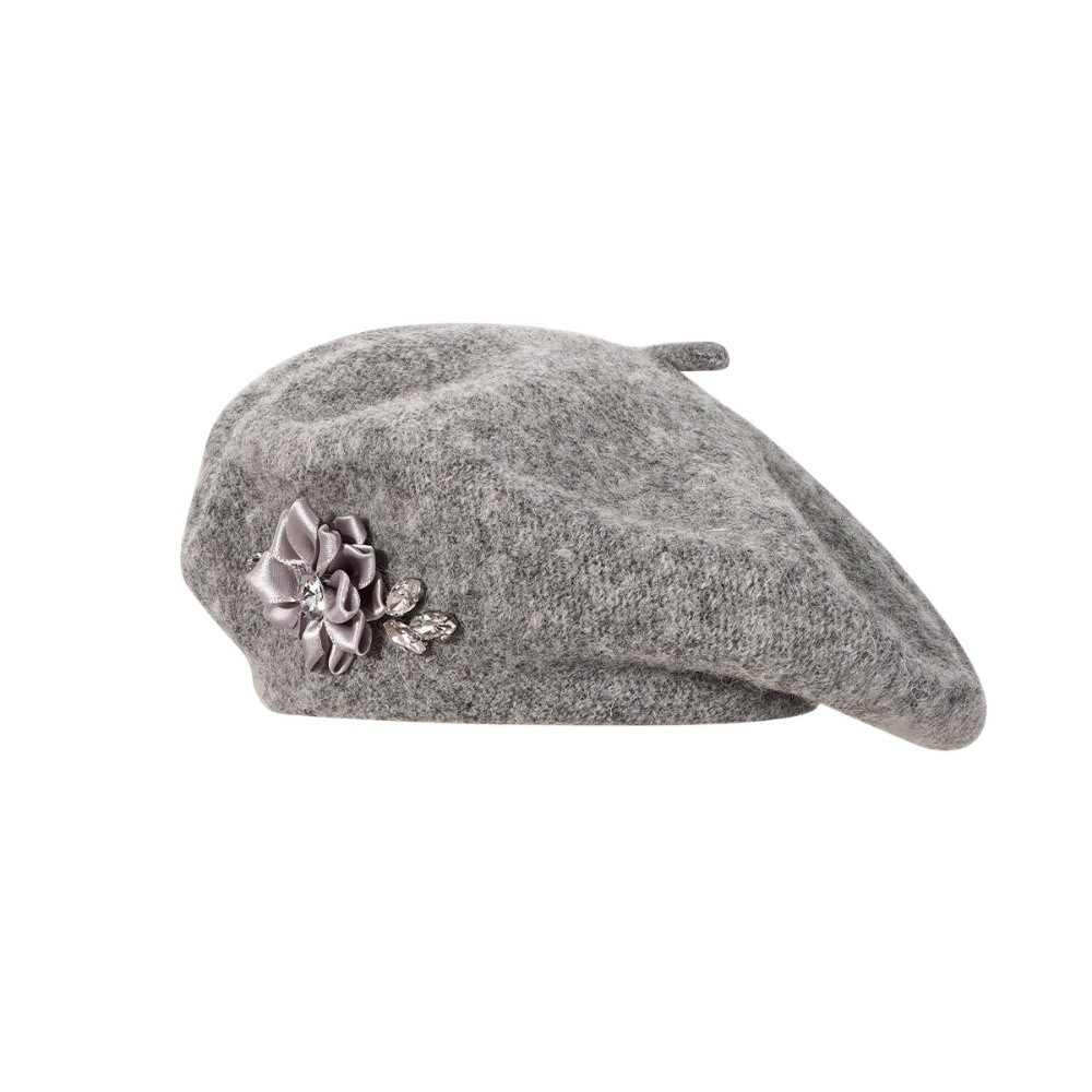 قبعة بيريه صوفية بلون واحد بتص - مراجعة Beret French Wool وسعره