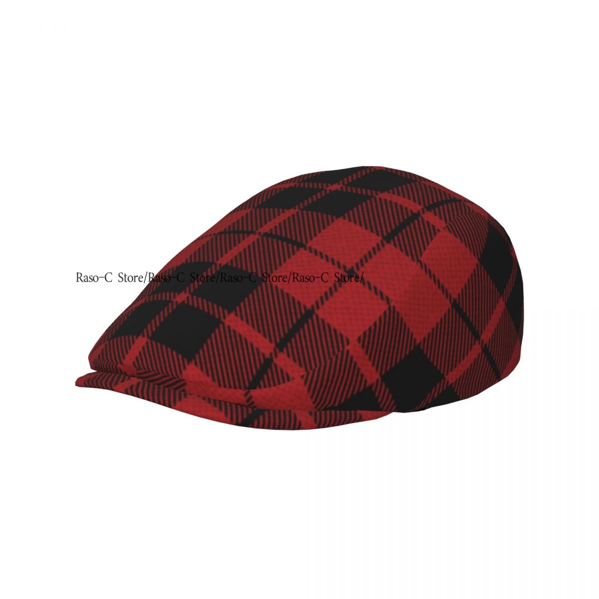 قبعة مسطحة للبالغين بنقشة مربع - مراجعة Newsboy Cap Ivy وسعره